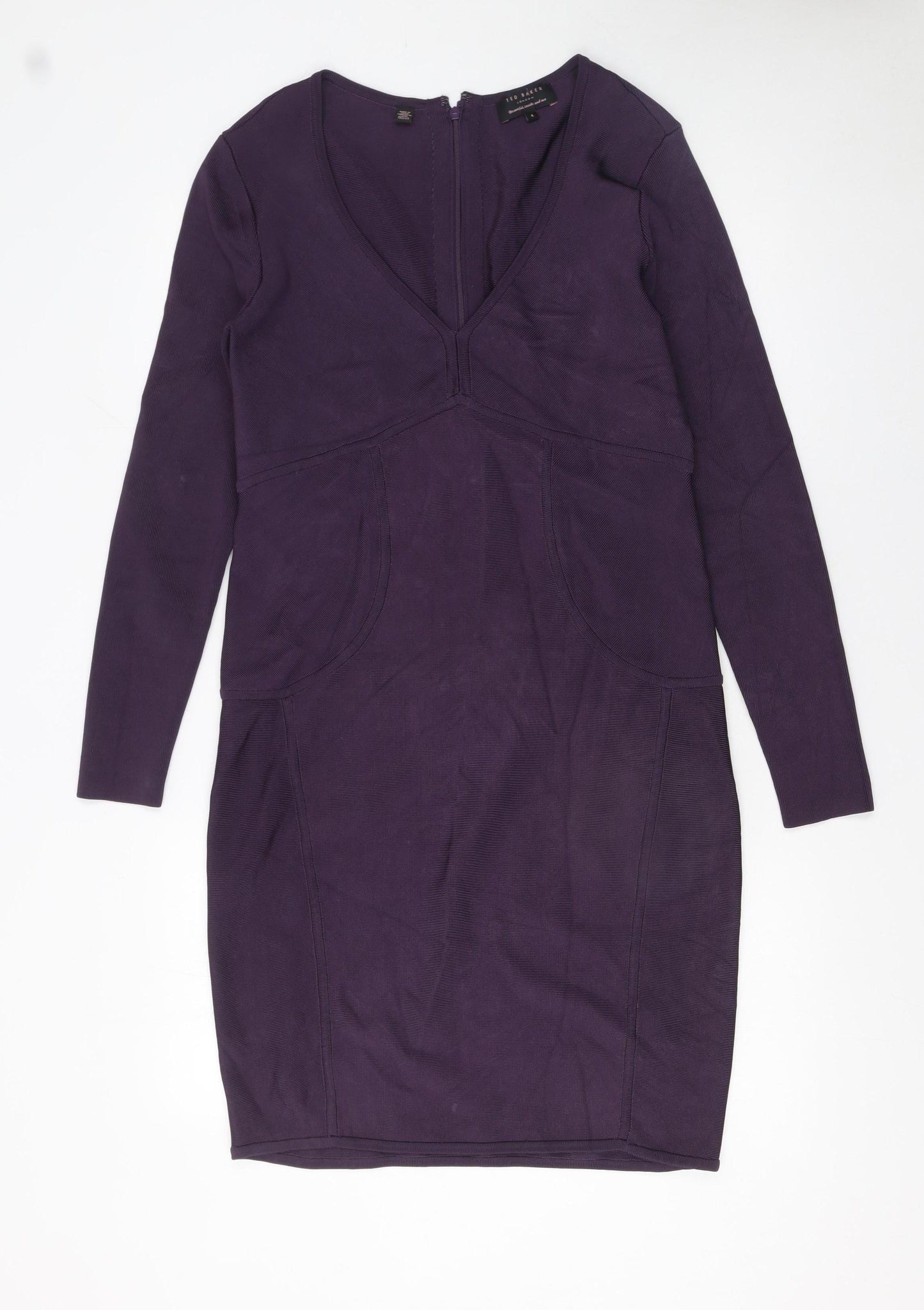 Womens UK Size 14 Ted Baker Bodycon Dress