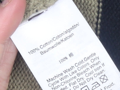 Womens UK Size 14 DKNY Jeans Green Vest Jumper