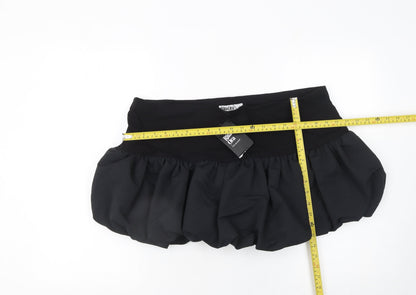 Primark Women’s Black Bubble Hem Short Skirt Size XL
