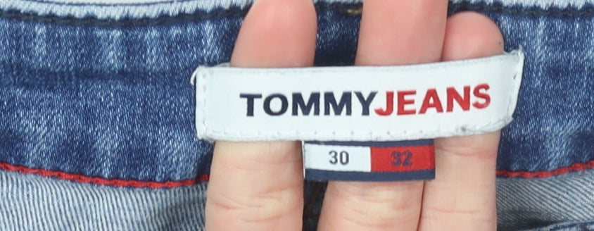 Mens UK Size M Tommy Jeans Slim Fit Skinny Blue Jeans