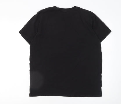 Mens UK Size M Marvel Black  T-Shirt