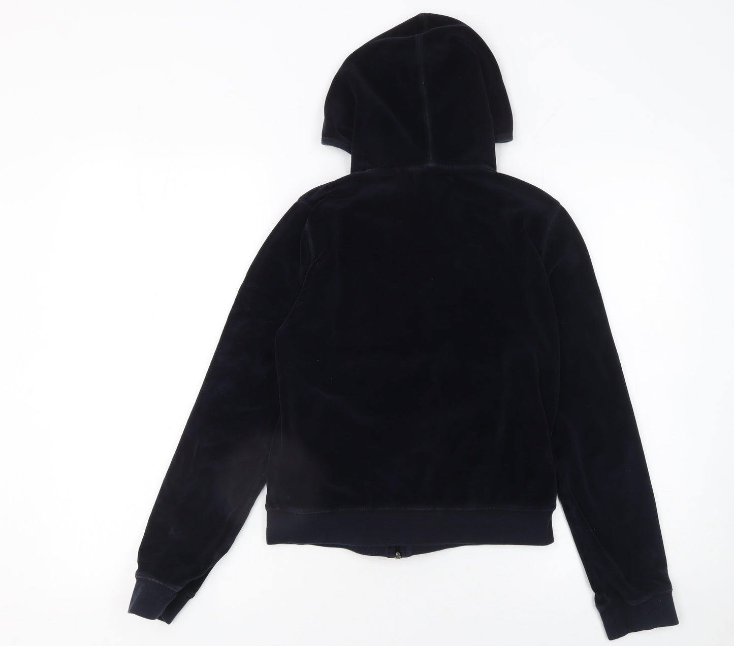 Womens UK Size 10 MNG Basics Black Full Zip Hoodie