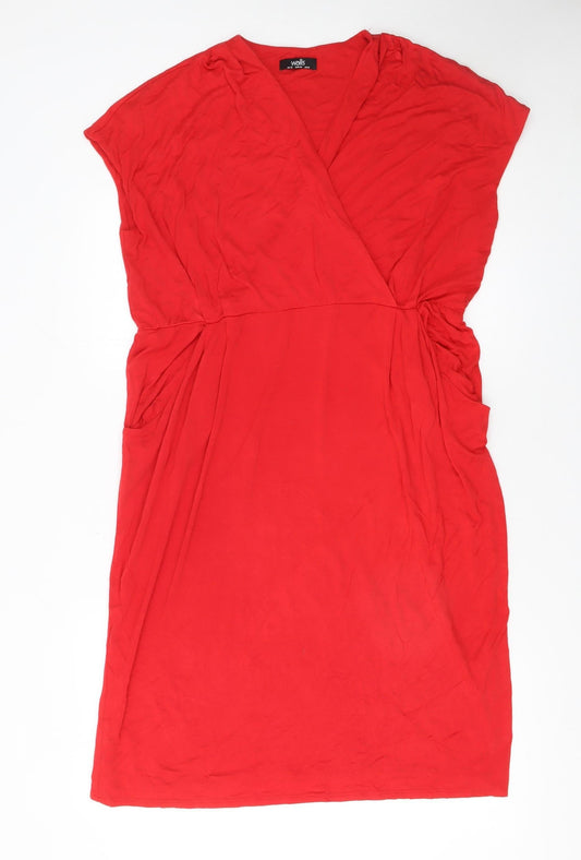 Womens UK Size 16 Wallis Wrap Dress
