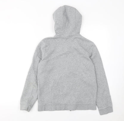 Boys UK Size L Nike Grey Full Zip Hoodie