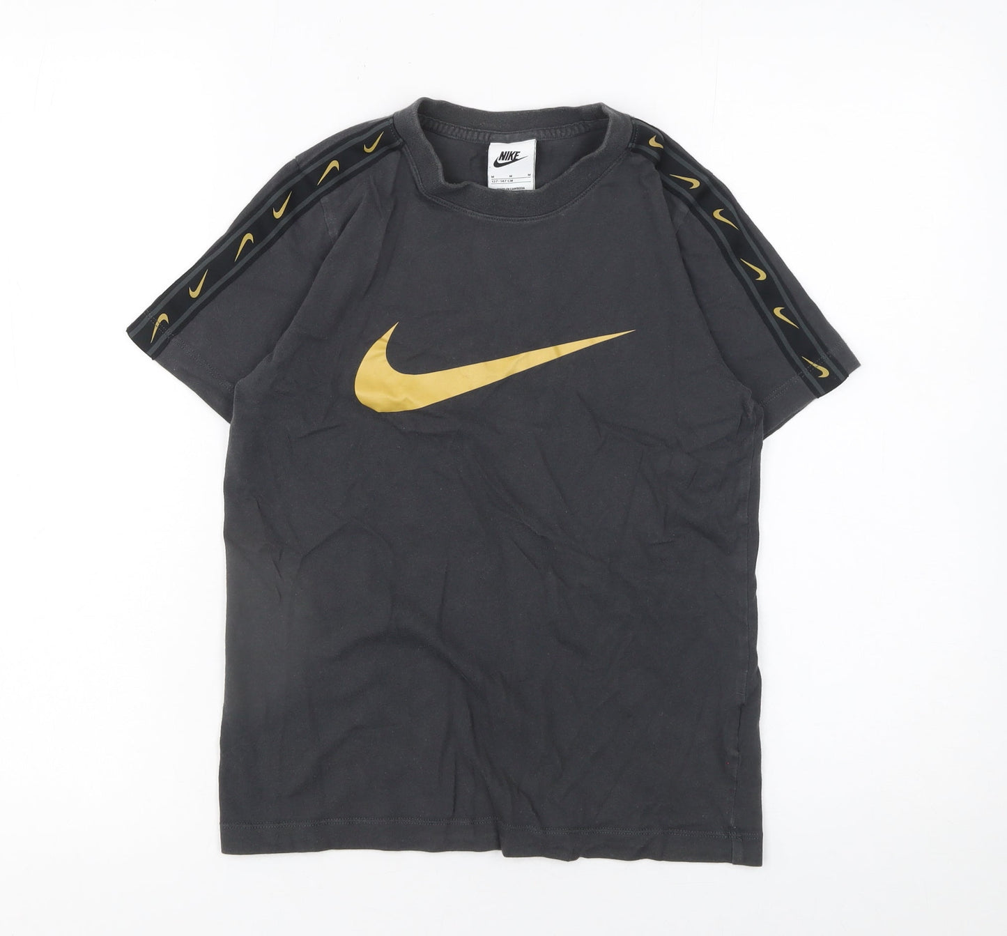 Boys UK Size M Nike Black Basic T-Shirt
