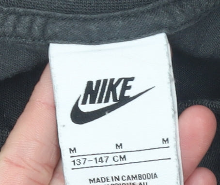 Boys UK Size M Nike Black Basic T-Shirt