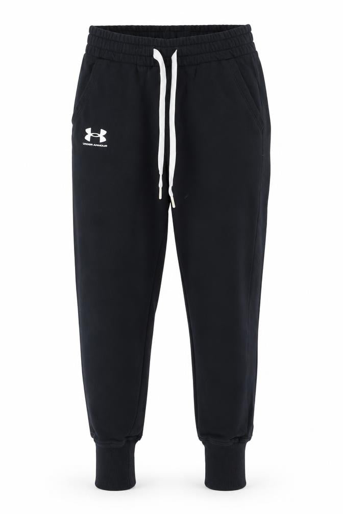 Womens UK Size XS Under armour Relaxed Fit Jogger Black Trousers