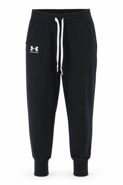 Womens UK Size XS Under armour Relaxed Fit Jogger Black Trousers