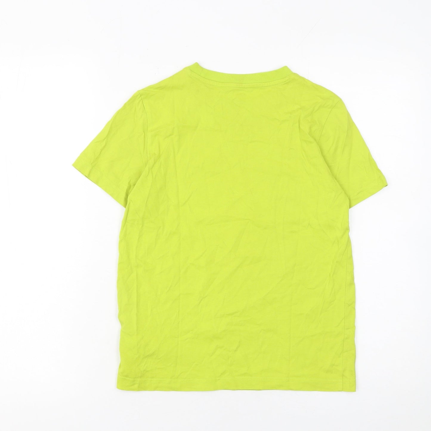 Boys UK Size 11-12 Years PUMA Yellow Basic T-Shirt