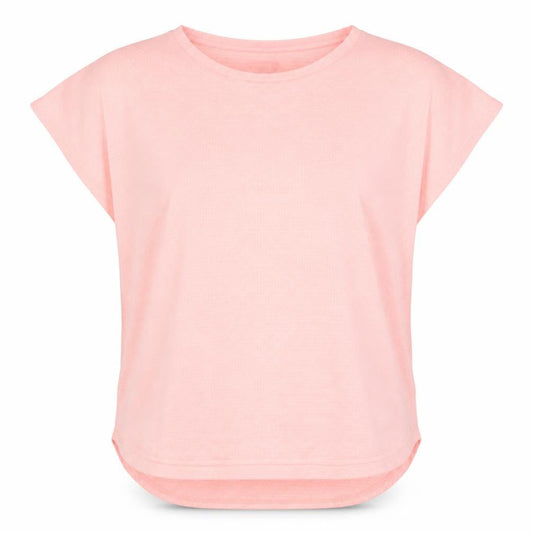 Front view of St. Bernard for Dunnes Stores Women's Pink Mesh Active T-Shirt, size 12