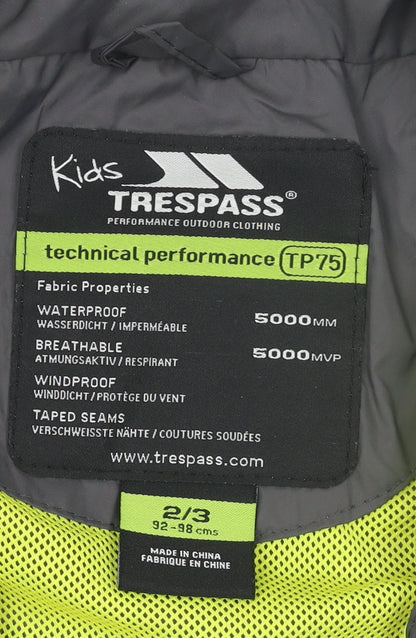 Boys UK Size 2-3 Years Trespass Grey Rain Coat