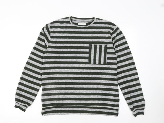 Girls UK Size 13-14 Years Zara Grey Pullover Jumper