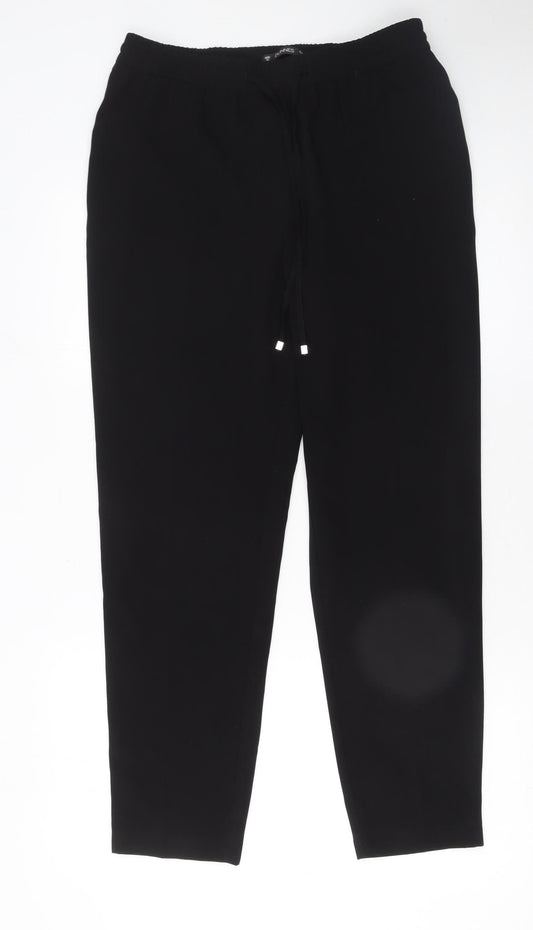 Womens UK Size 10 Dunnes Stores Regular Fit CasualWorkwearTravel Black Trousers