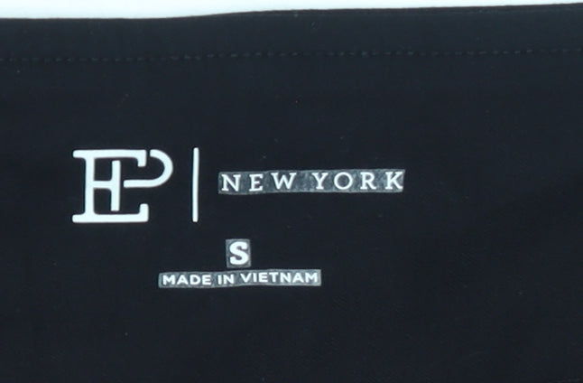 Womens UK Size S EP New York Slim Fit Casual Workwear Travel Black Trousers