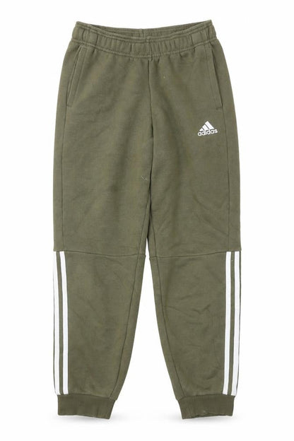 Boys UK Size 11-12 Years adidas Regular Fit Jogger Green Trousers
