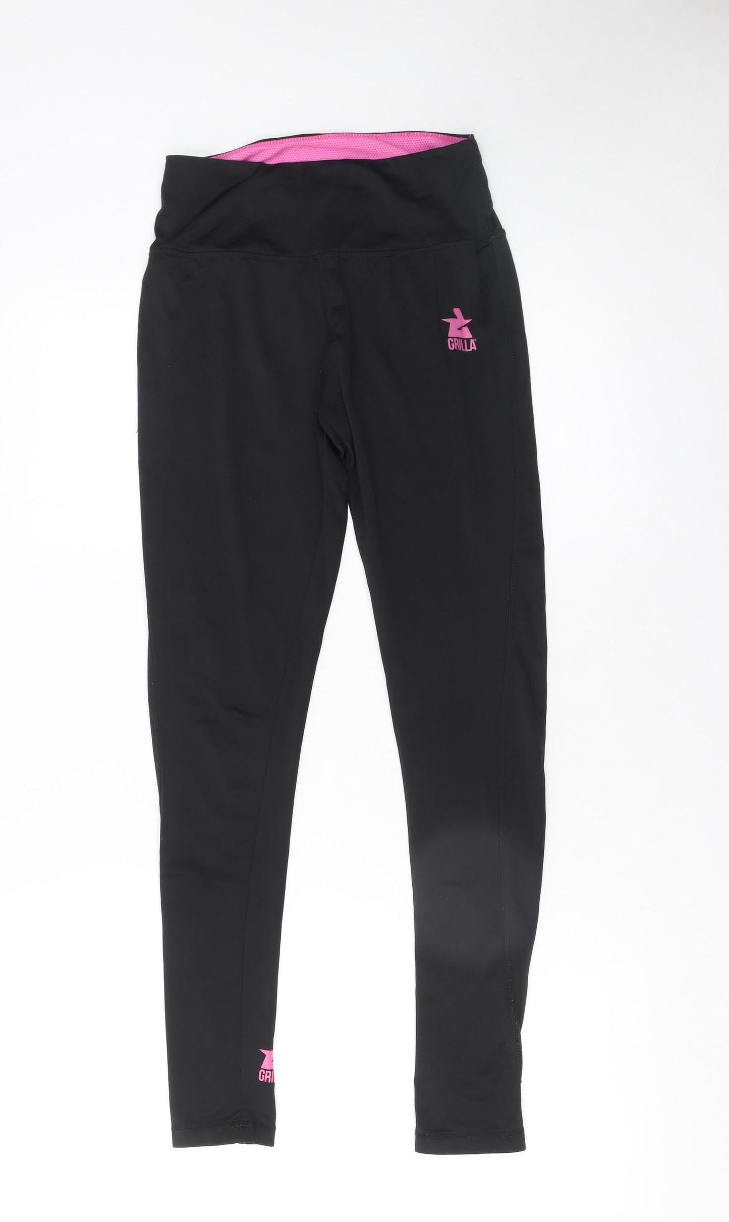 Womens UK Size S Grilla Slim Fit Leggings Black Leggings