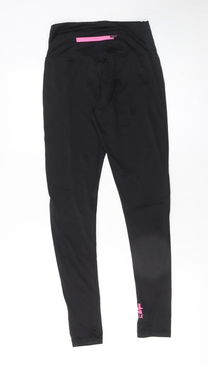 Womens UK Size S Grilla Slim Fit Leggings Black Leggings
