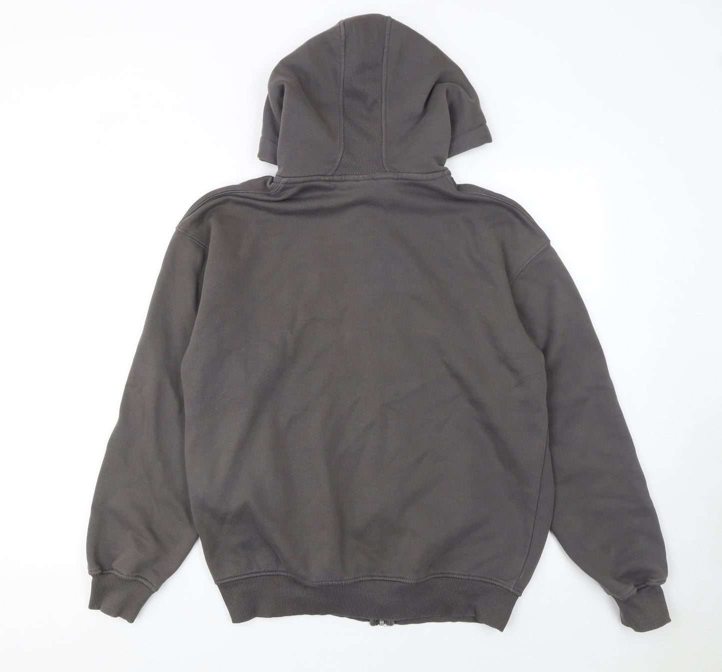 Womens UK Size S Bershka Grey Full Zip Hoodie