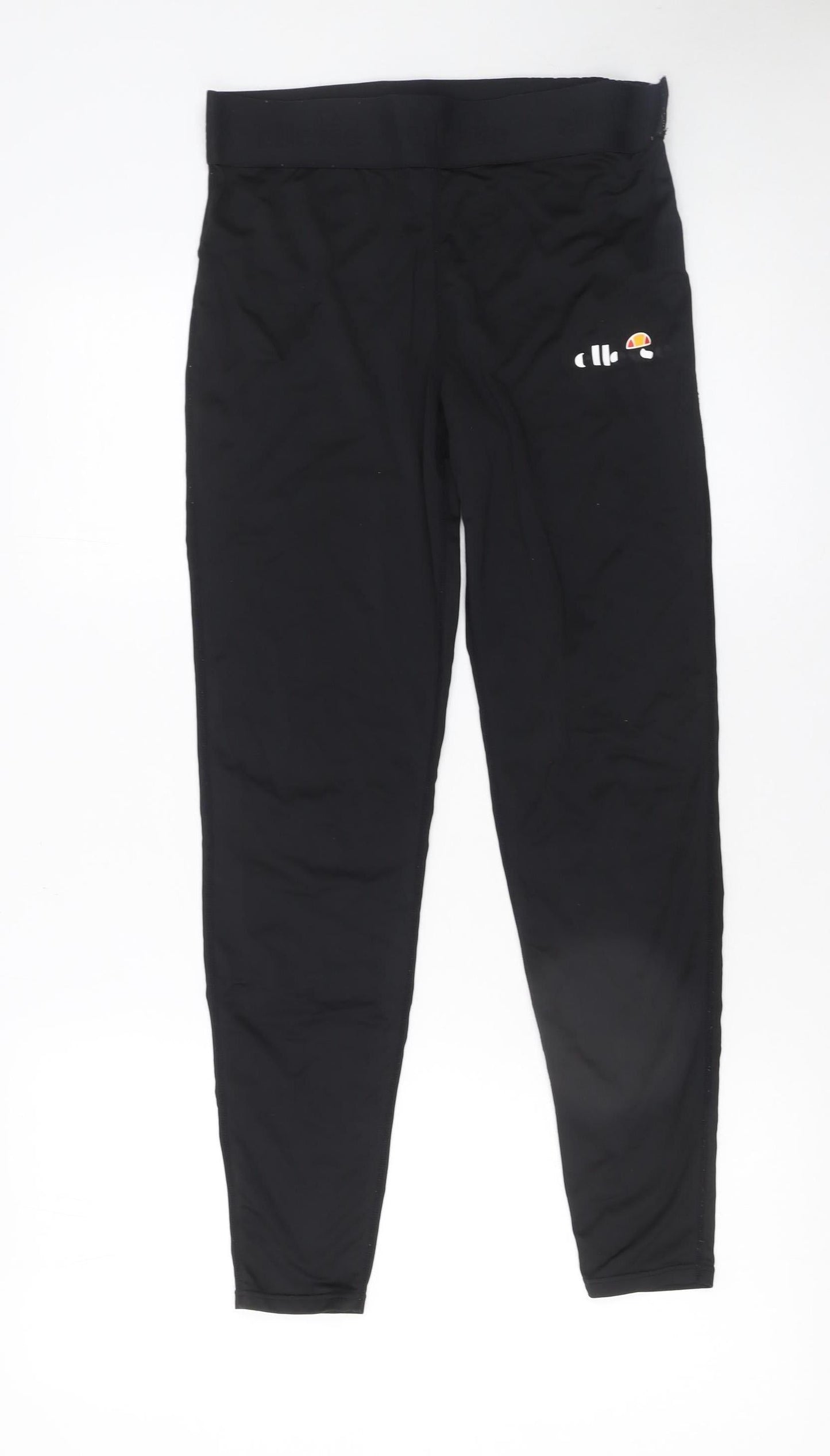 Womens UK Size 12 ellesse Slim Fit Leggings Black Leggings