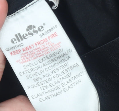 Womens UK Size 12 ellesse Slim Fit Leggings Black Leggings