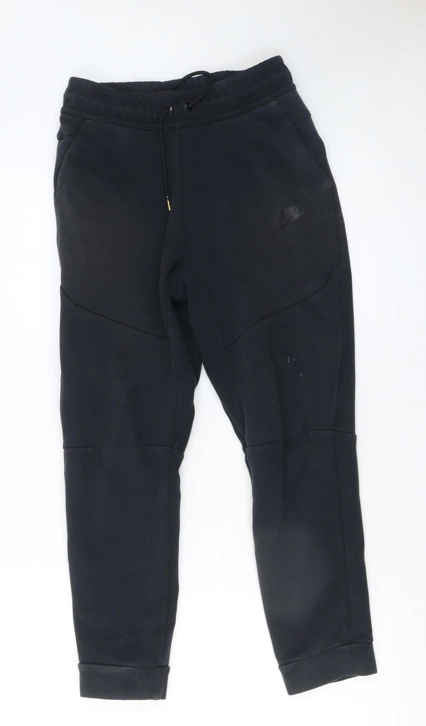 Boys UK Size L Nike Regular Fit Jogger Black Trousers
