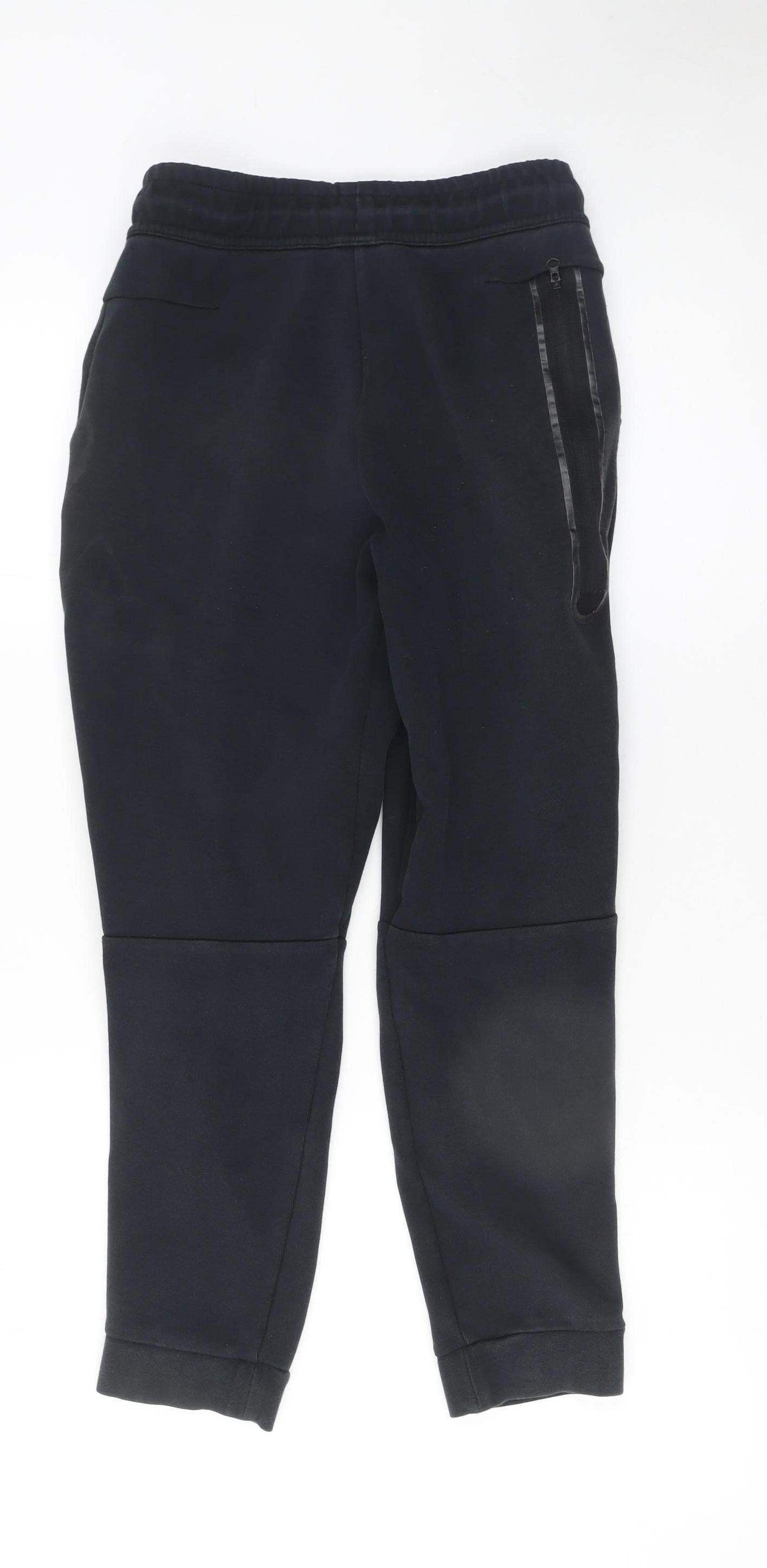 Boys UK Size L Nike Regular Fit Jogger Black Trousers