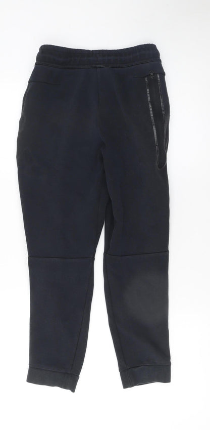 Boys UK Size L Nike Regular Fit Jogger Black Trousers
