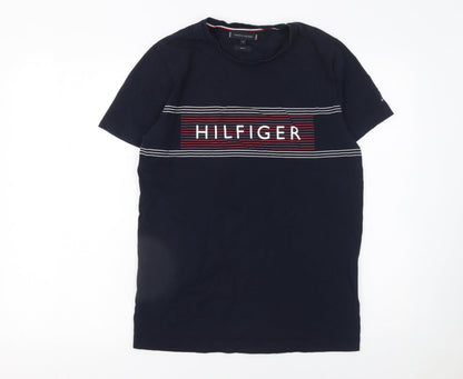 Mens UK Size M Tommy Hilfiger Blue  T-Shirt