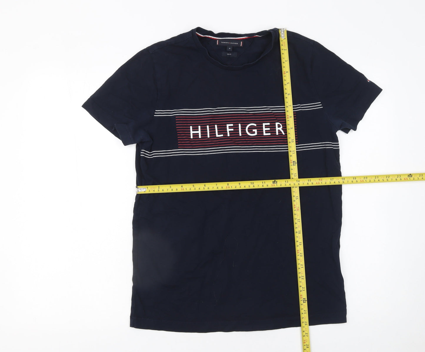 Mens UK Size M Tommy Hilfiger Blue  T-Shirt