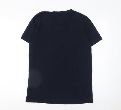 Mens UK Size M Tommy Hilfiger Blue  T-Shirt