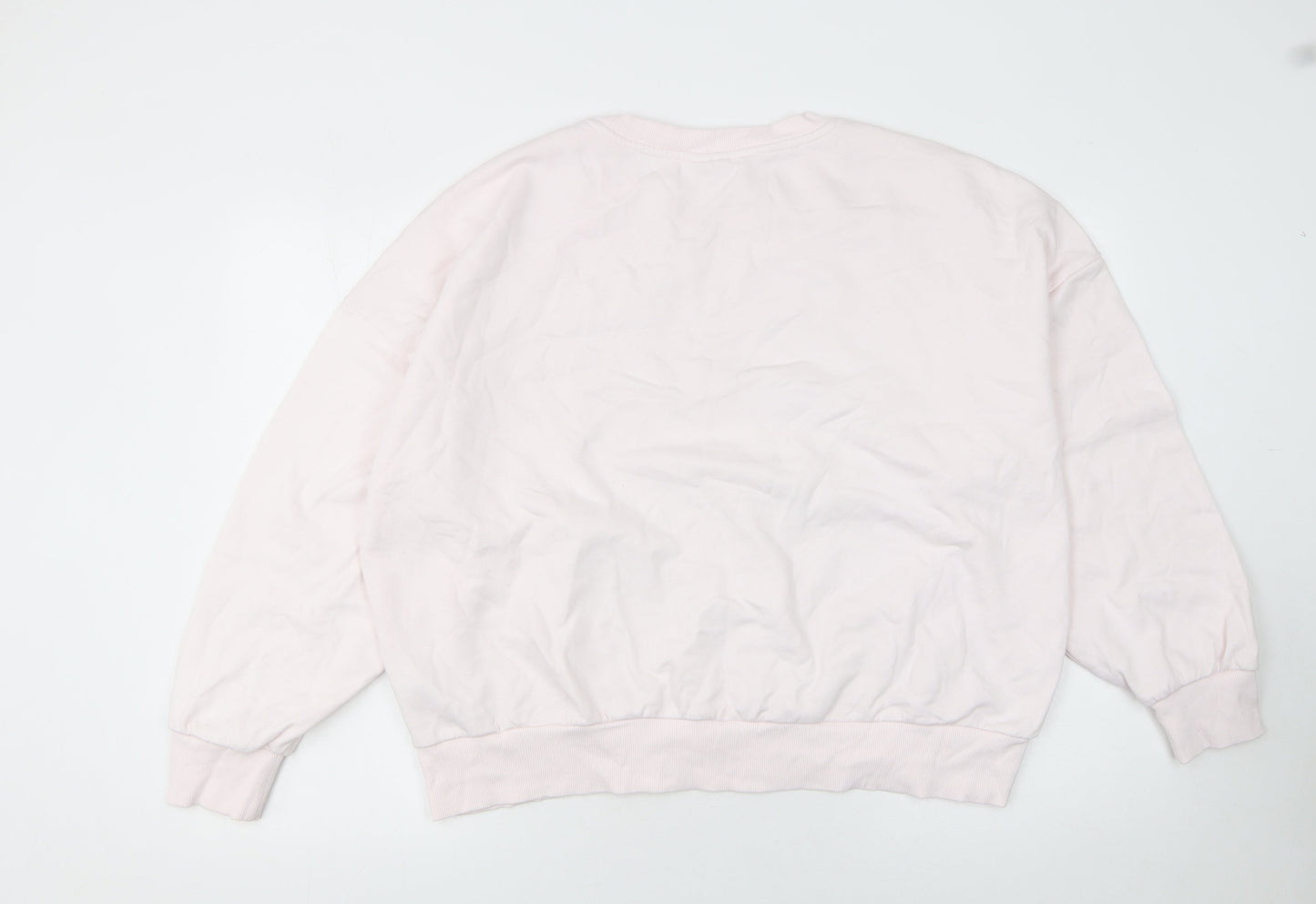 Womens UK Size L Disney Pink Pullover Sweatshirt