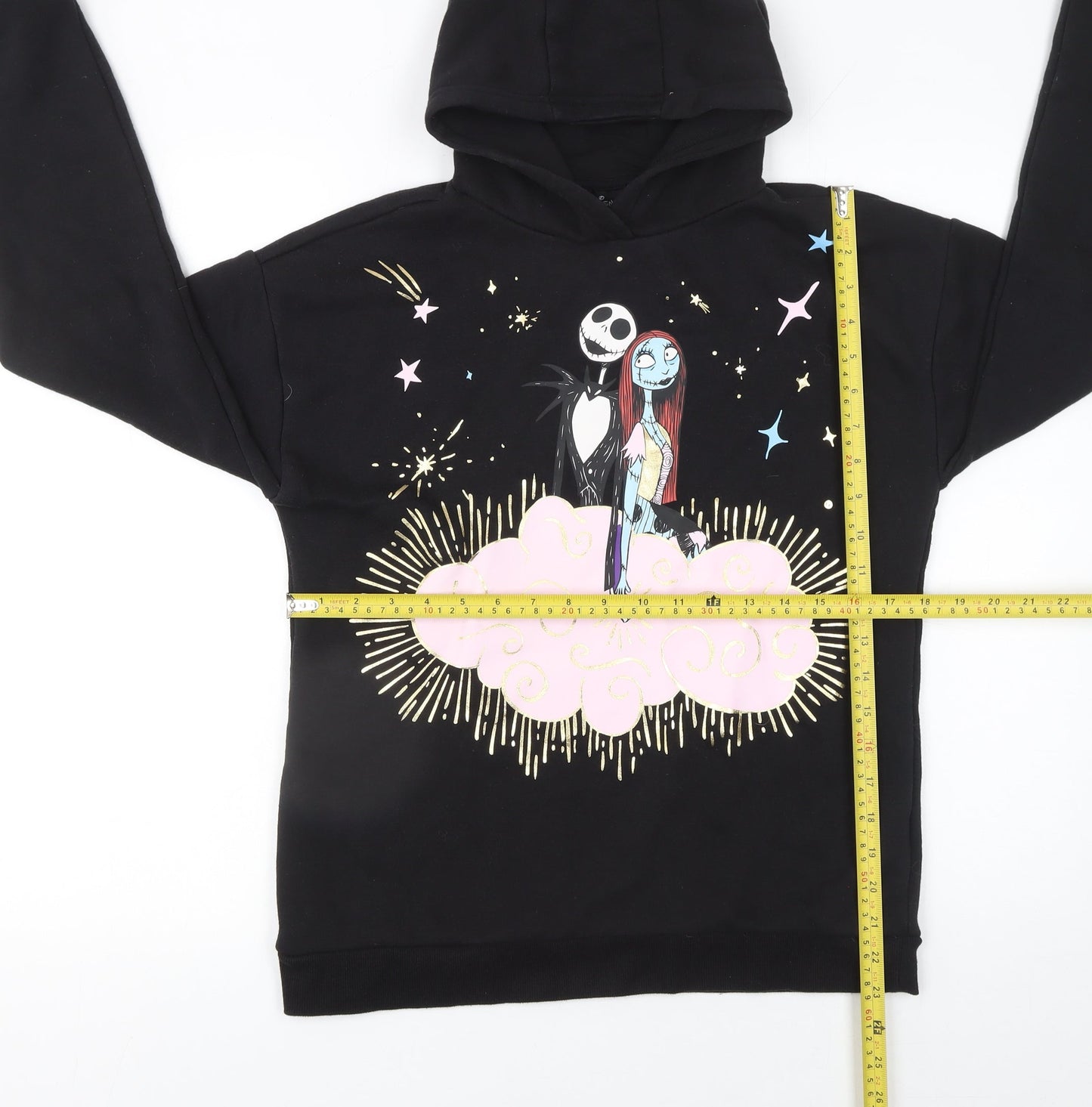 Girls UK Size 13-14 Years Primark Black Pullover Hoodie