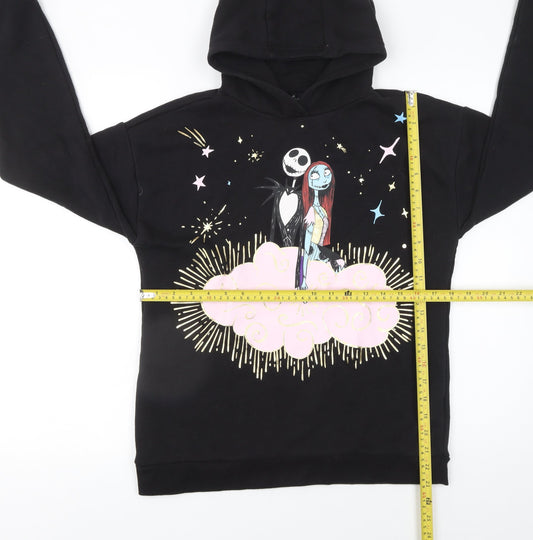 Girls UK Size 13-14 Years Primark Black Pullover Hoodie