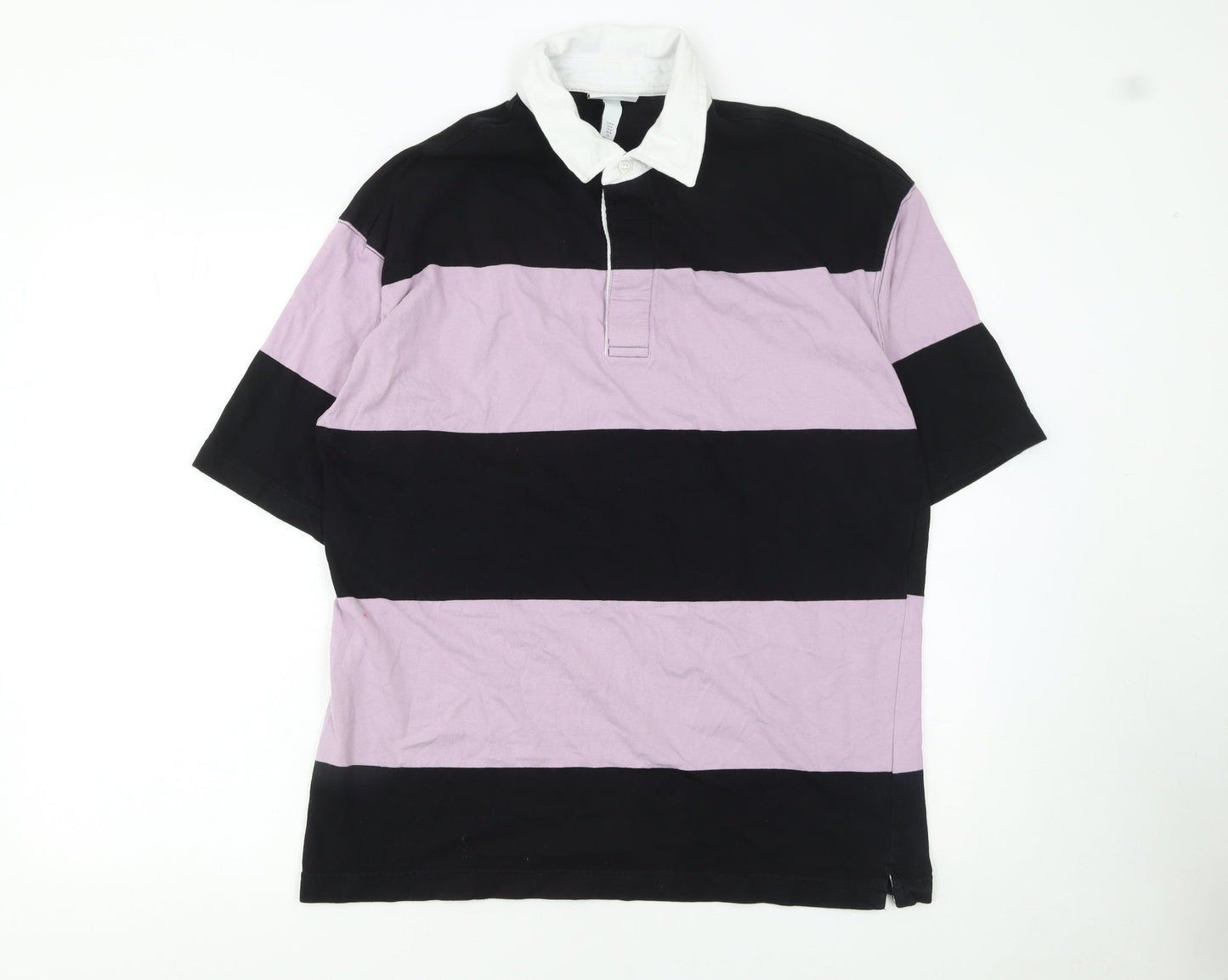 Mens UK Size M H&M 100% Cotton Polo Shirt