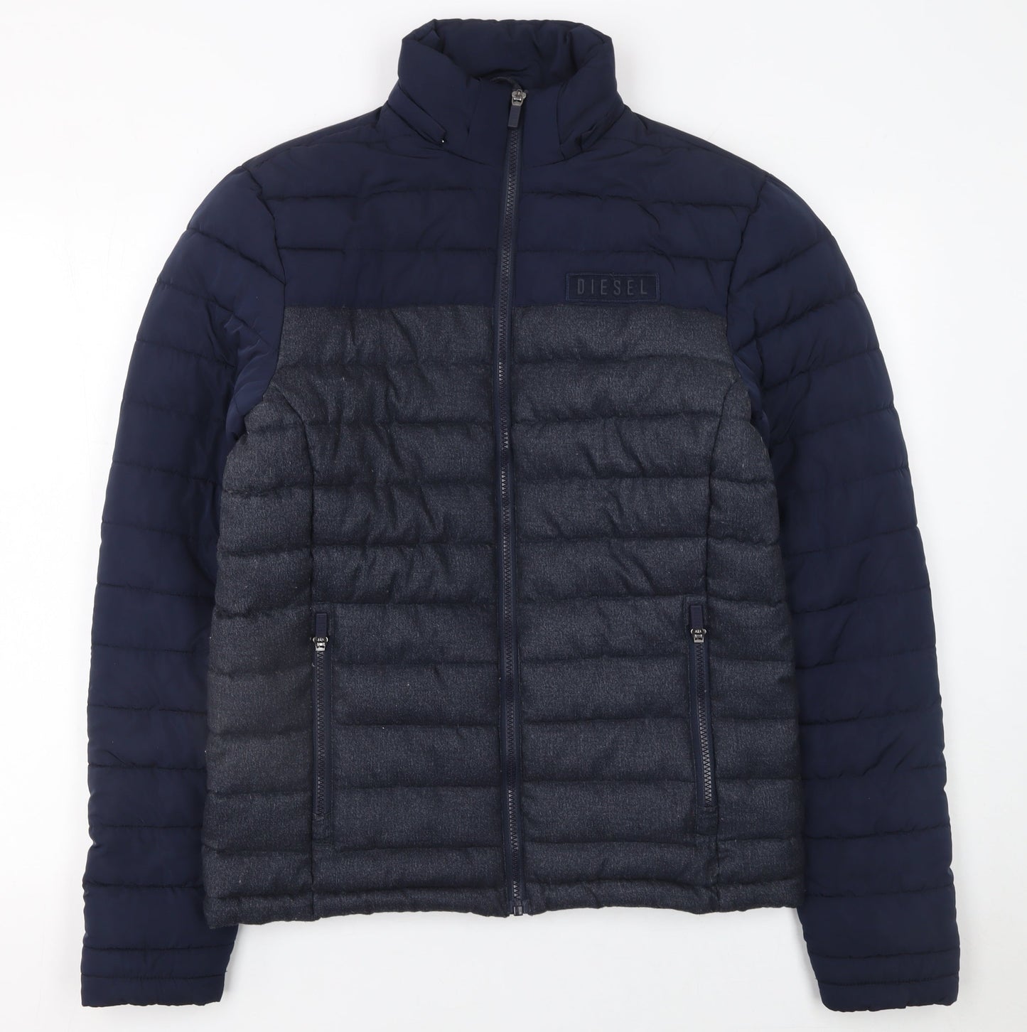Mens UK Size S Diesel Blue Puffer Jacket