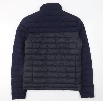 Mens UK Size S Diesel Blue Puffer Jacket