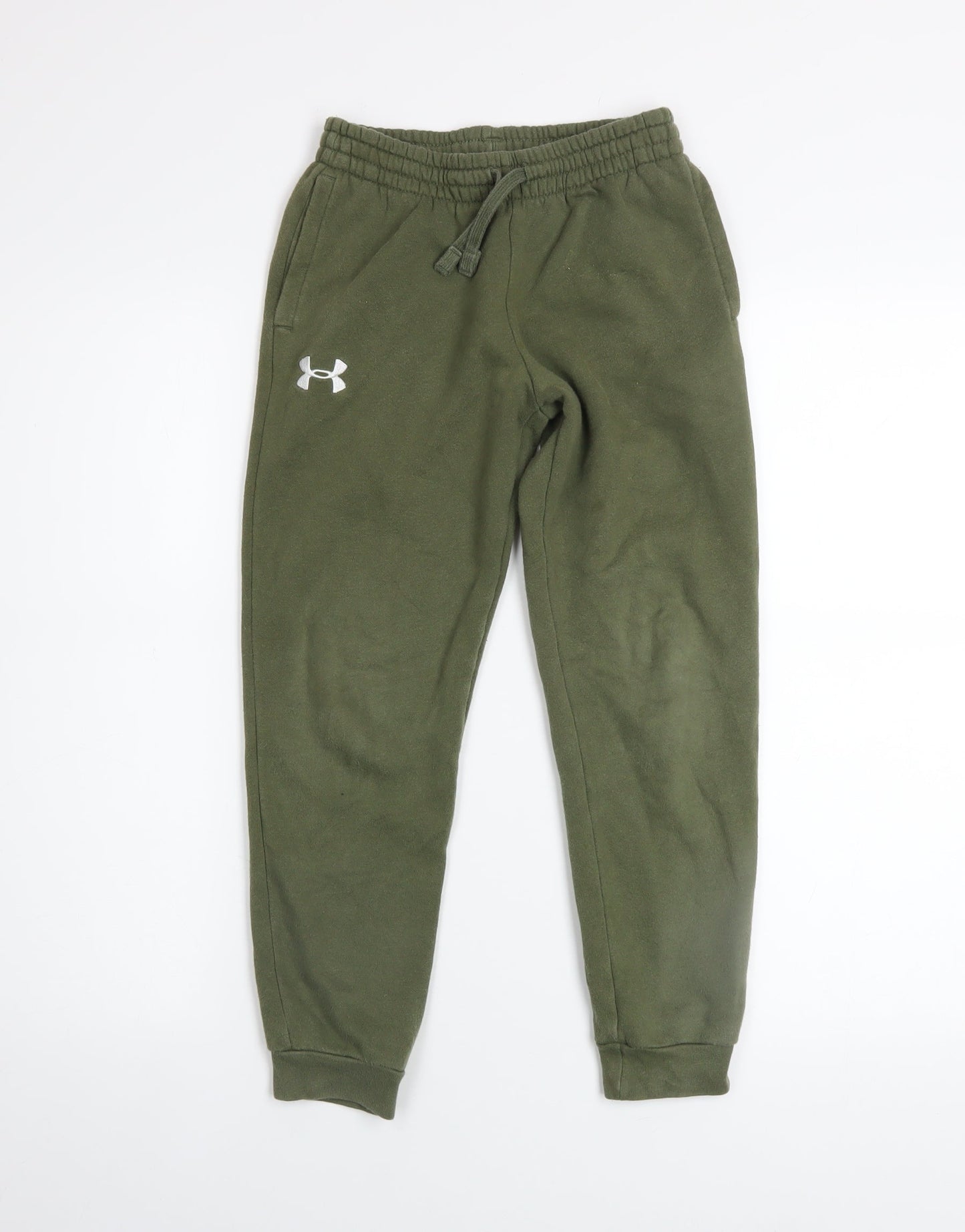 Under Armour Boys Green Jogger Activewear Trousers Size 7 Years