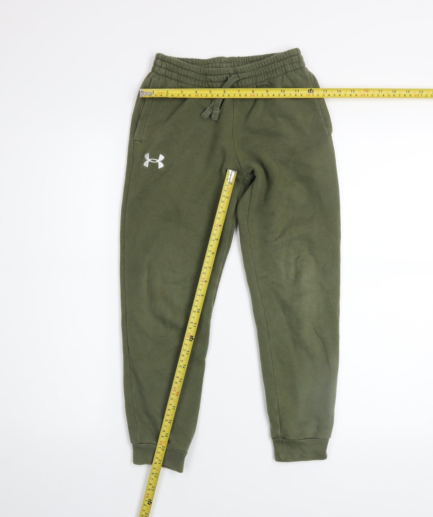 Under Armour Boys Green Jogger Activewear Trousers Size 7 Years