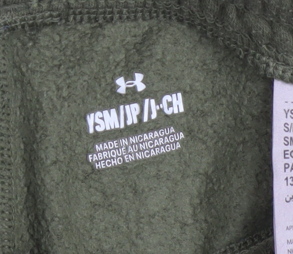 Under Armour Boys Green Jogger Activewear Trousers Size 7 Years