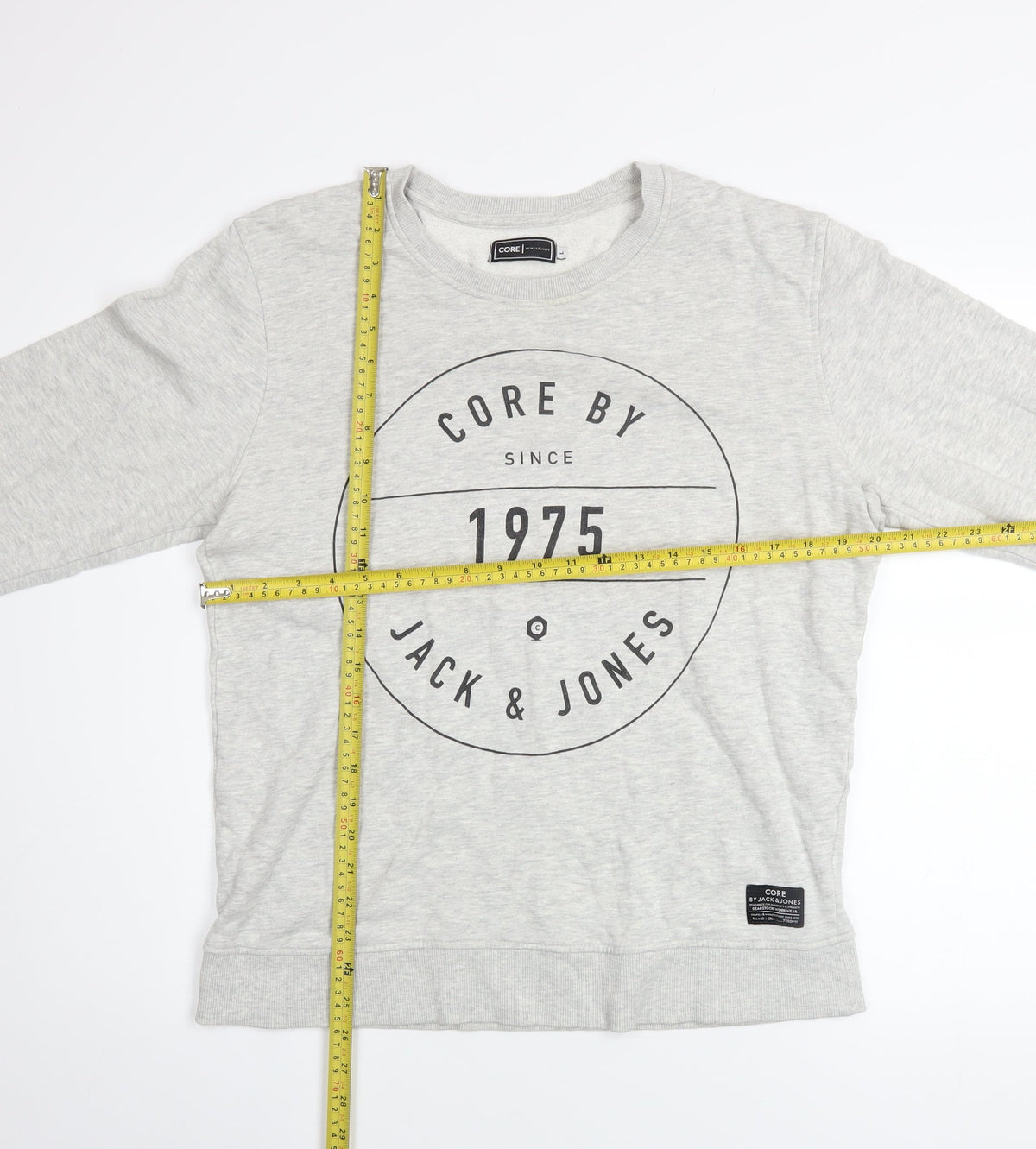 Mens UK Size L JACK & JONES Grey Pullover Sweatshirt