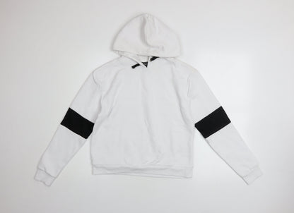 Girls UK Size 12-13 Years New Look White Pullover Hoodie