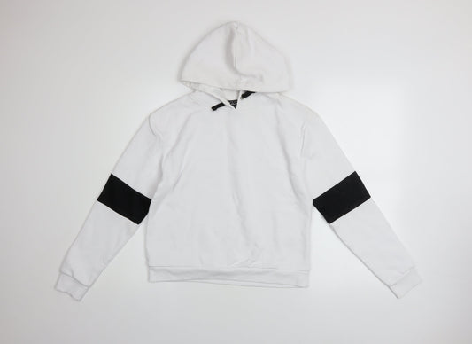Girls UK Size 12-13 Years New Look White Pullover Hoodie