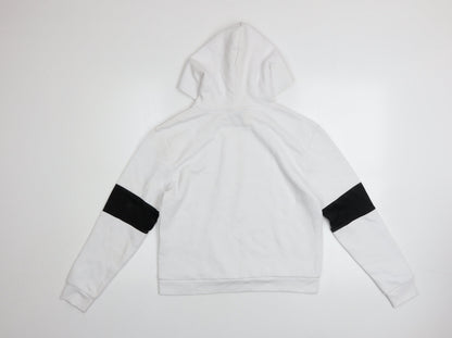 Girls UK Size 12-13 Years New Look White Pullover Hoodie