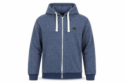 Mens UK Size M Bench Blue Full Zip Hoodie