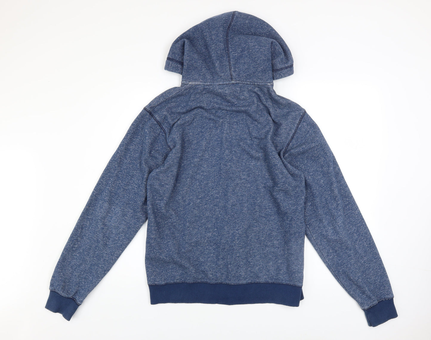 Mens UK Size M Bench Blue Full Zip Hoodie