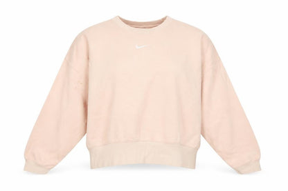 Womens UK Size M Nike Beige Pullover Sweatshirt