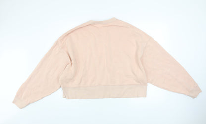 Womens UK Size M Nike Beige Pullover Sweatshirt