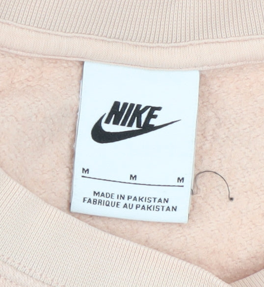 Womens UK Size M Nike Beige Pullover Sweatshirt