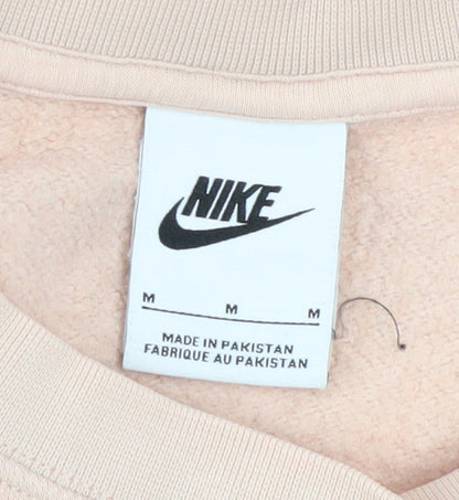 Womens UK Size M Nike Beige Pullover Sweatshirt
