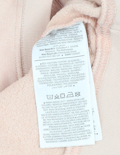 Womens UK Size M Nike Beige Pullover Sweatshirt